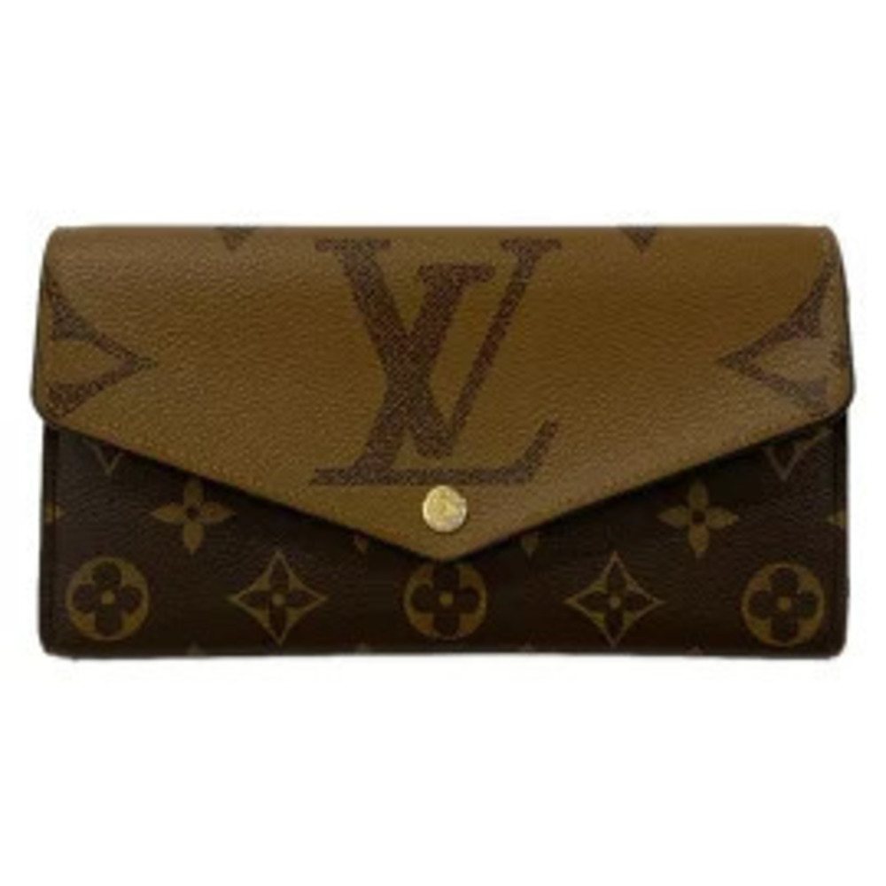 LOUIS VUITTON Portefeuille Sarah Long Wallet Monogram Reverse